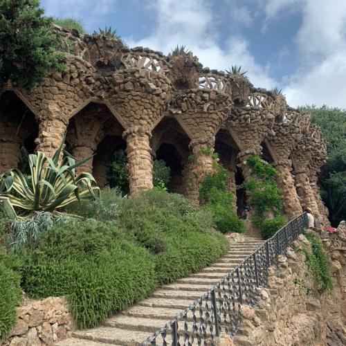 Park Guell during pandemic