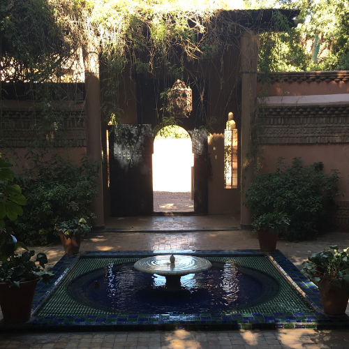 Entrance of the YSL Museum & Jardin Majorelle Marrakech