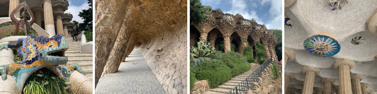 Park Guell during pandemic